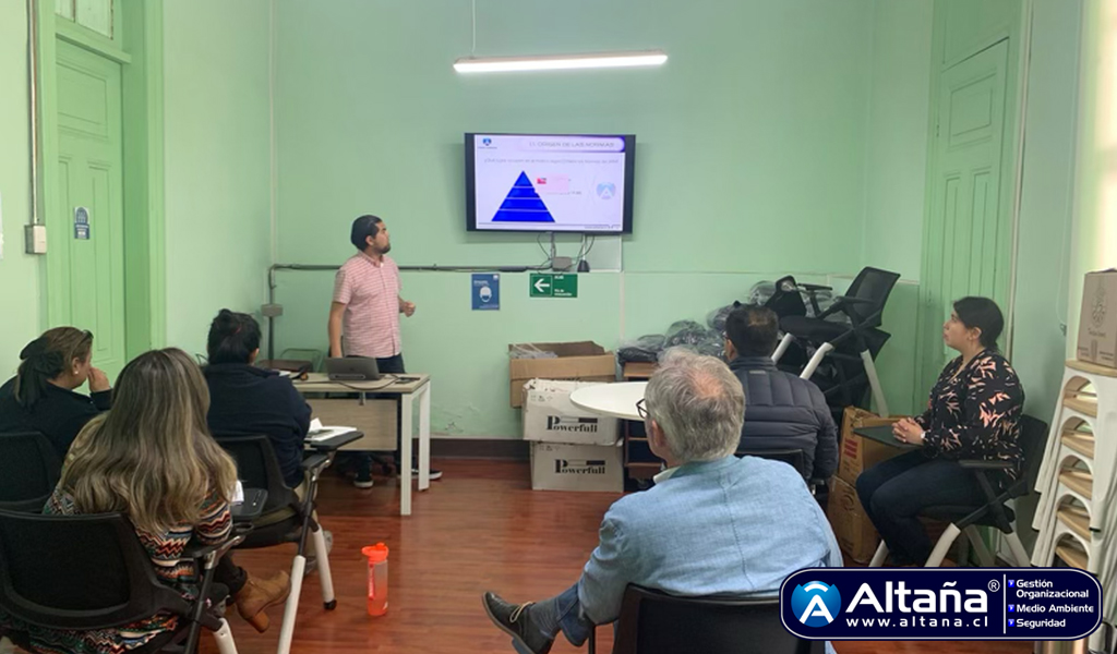 CHARLA “INTRODUCCIÓN A LA NORMA ISO 9001″ EMPRESA ALINORTE – IQUIQUE
