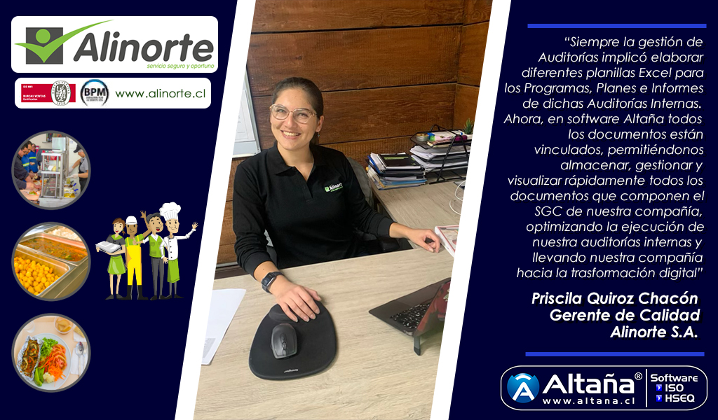 SOFTWARE ISO 9001 – EMPRESA ALINORTE – IQUIQUE