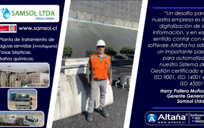 SOFTWARE ISO 9001 / ISO 14001 / ISO 45001 – EMPRESA SAMSOL – ANTOFAGASTA