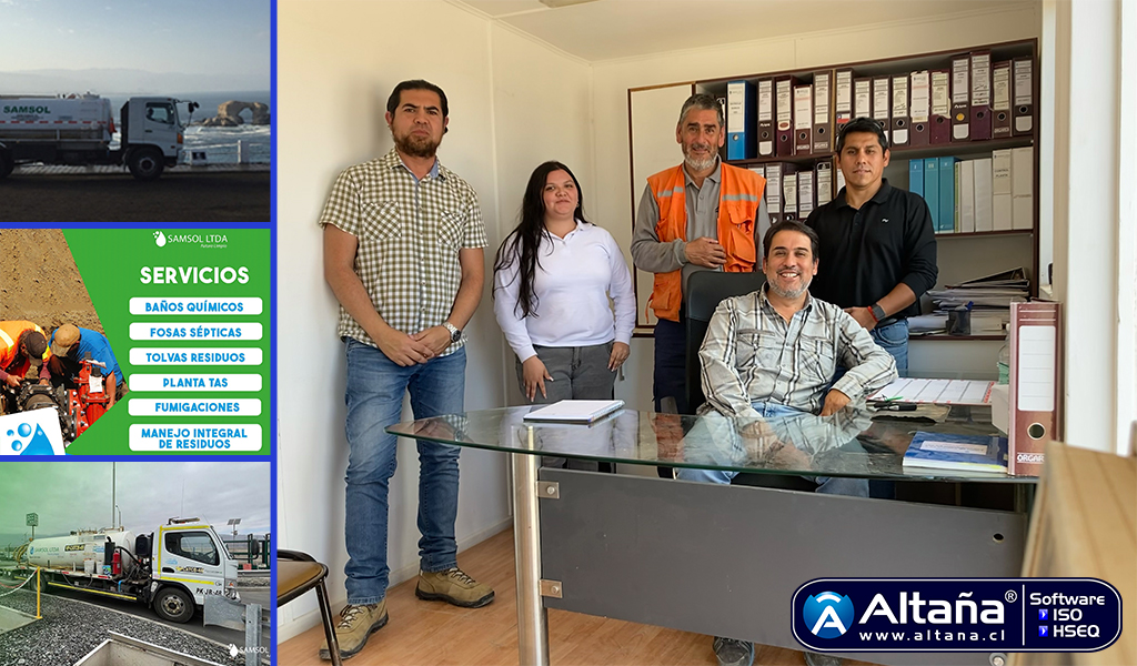 AUDITORÍA DE SEGUIMIENTO ISO 9001, ISO 14001 E ISO 45001 EMPRESA SAMSOL – ANTOFAGASTA