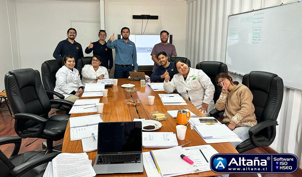 CURSO “AUDITOR INTERNO ISO 9001″ – LABORATORIO CIEM – POZO ALMONTE – RELATOR CLAUDIO CORTES POLANCO