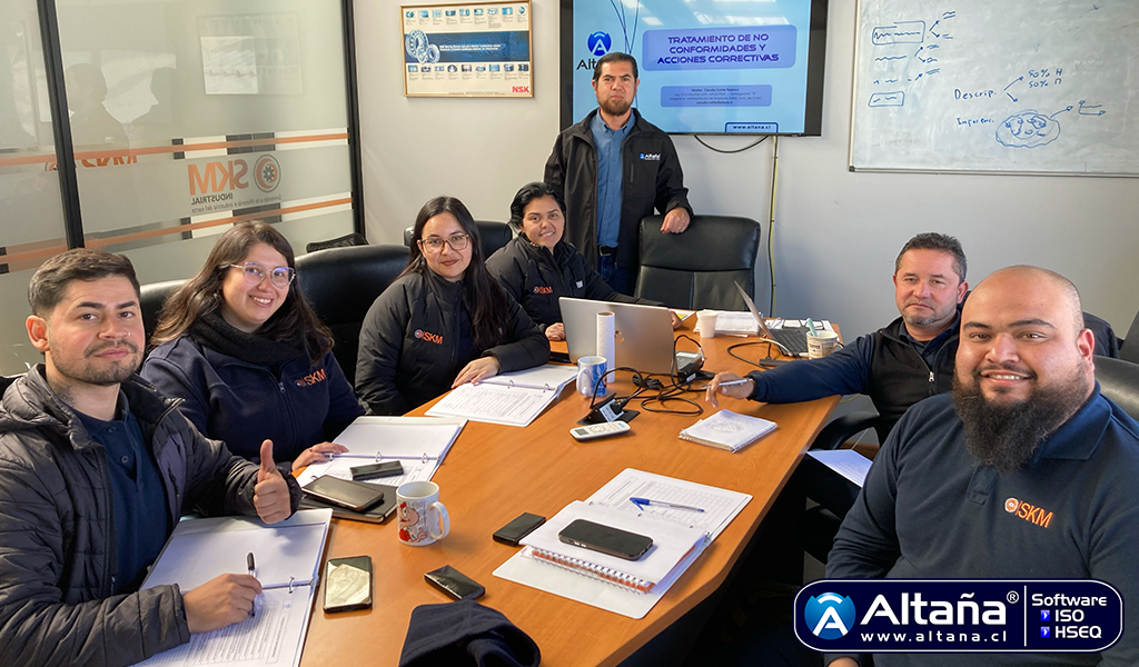 CURSO «NO CONFORMIDADES Y ACCIONES CORRECTIVAS» – EMPRESA SKM DE ANTOFAGASTA