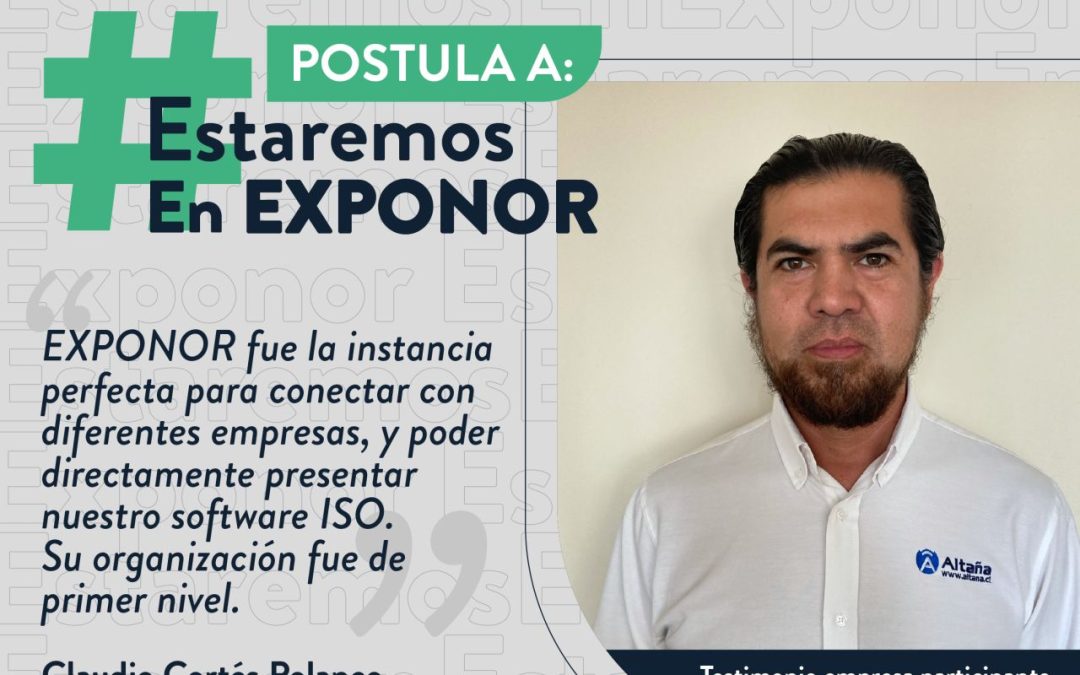 PUBLICACIÓN DE EXPONOR RESPECTO A NUESTRA PARTICIPACIÓN